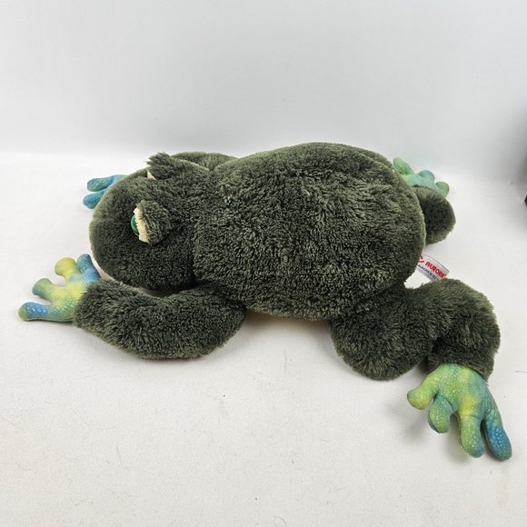 Aurora World Stuffed Animal Frog Green Plush Pet Toy 19" Plastic Eyes - Picture 7 of 10